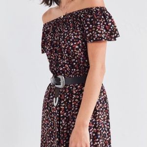Urban Outfitters Off The Shoulder Floral Dress